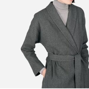 Everlane 100% Wool Wrap Coat